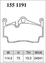 DIXCEL Rear Brake Pads – Porsche 718 Boxster/Cayman T/S/GTS (982) Boxster/Cayman S/GTS (981) Boxster/Cayman S/R/Spyder (987) - Dixcel Brakes Thumbnail