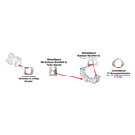 GrimmSpeed Exhaust Gasket Set - Subaru WRX (VAG/VBH/VNH) / Forester XT (SJG) - Image 4 - GrimmSpeed Thumbnail