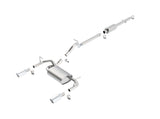 Borla Cat-Back Exhaust - Jeep Wrangler Unlimited (JK) - 2.5in Split Rear Exit