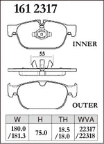 Dixcel Front Brake Pads - Polestar 2 / Volvo S60 / S90 / V60 / V90 Pad Shape - DIXCEL Thumbnail