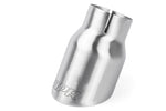 APR Double-Walled 3.5in Slash-Cut Exhaust Tips - Universal - Brushed Silver, Set of 2 - Image 3 - APR Thumbnail