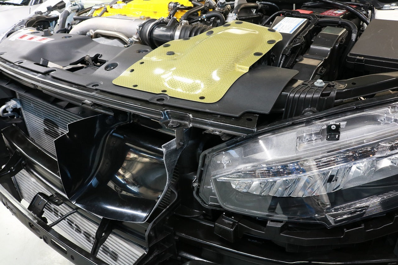 Spoon Sports Carbon Air Duct - Honda Civic Type R (FK8) - FRP Scoop / Prepreg Carbon Kevlar Plate - Image 2