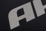 APR License Plate - Universal - Silver Logo/Black Plate