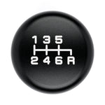 ACUITY ESCO-T6 shift knob, Honda 6-speed – top view of the laser-etched gear pattern - Acuity Thumbnail