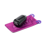 ACUITY ESCO-T6 shift knob, Honda 6-speed – knob lying on its microfibre bag - Acuity Thumbnail