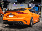 Borla Tip Kit - Kia Stinger V6 (CK) - Quad 4in Carbon Fibre - Image 2 - Borla Thumbnail