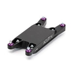 ACUITY K20C / L15B swap shifter adapter plate – underside view with purple washers fitted - Acuity Thumbnail