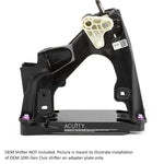 ACUITY K20C / L15B swap shifter plate – close-up with a factory 10th Gen Civic shifter (not included) - Acuity Thumbnail