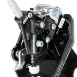 ACUITY 3-Way adjustable shifter – close-up of the throw and gate adjustment markings - Acuity Thumbnail
