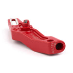 ACUITY Cerakote shifter adjustment body, satin red, FL5 Type R – end view with the ACUITY logo - Acuity Thumbnail