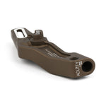 ACUITY Cerakote shifter adjustment body, bronze matte metallic, FL5 Type R – end view with the ACUITY logo - Acuity Thumbnail