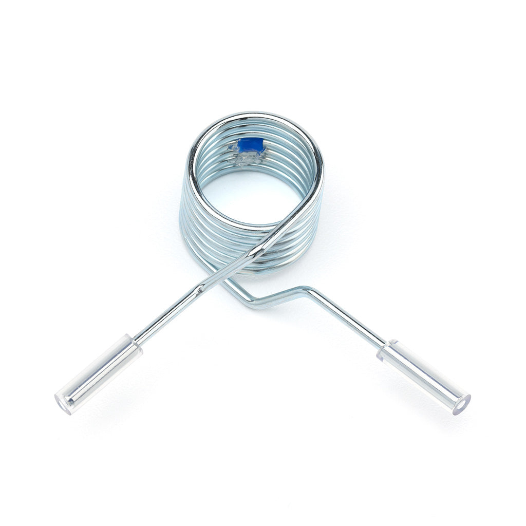 ACUITY low preload centering spring – end view of the coil and sleeved legs