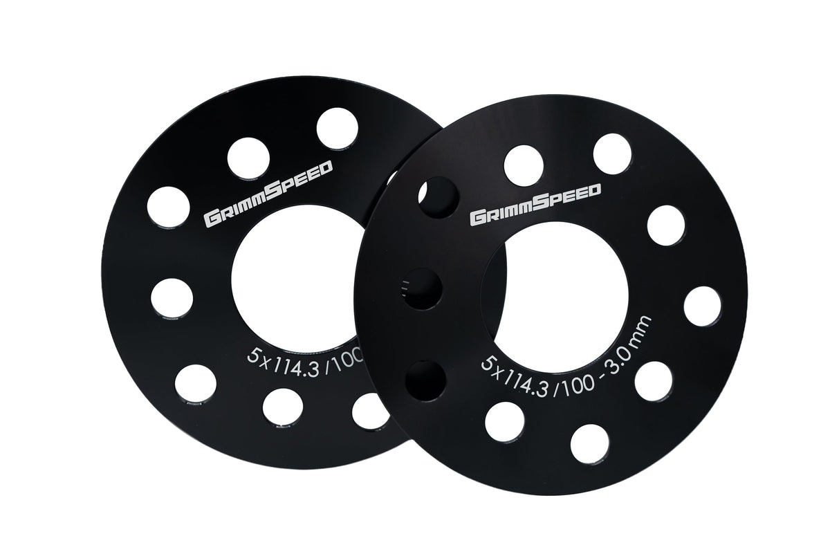GrimmSpeed 3mm Wheel Spacer Pair - Subaru WRX/STI (GDA/GDB/VAG/VAB/VBH)