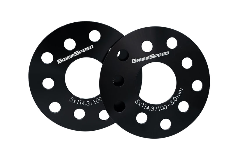 GrimmSpeed 3mm Wheel Spacer Pair - Subaru WRX/STI (GDA/GDB/VAG/VAB/VBH) - GrimmSpeed