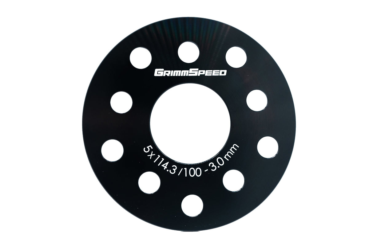 GrimmSpeed 3mm Wheel Spacer Pair - Subaru WRX/STI (GDA/GDB/VAG/VAB/VBH) - Image 2