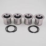 Suspension Secrets wishbone monoballs, four in a row with retaining circlips - Suspension Secrets Thumbnail