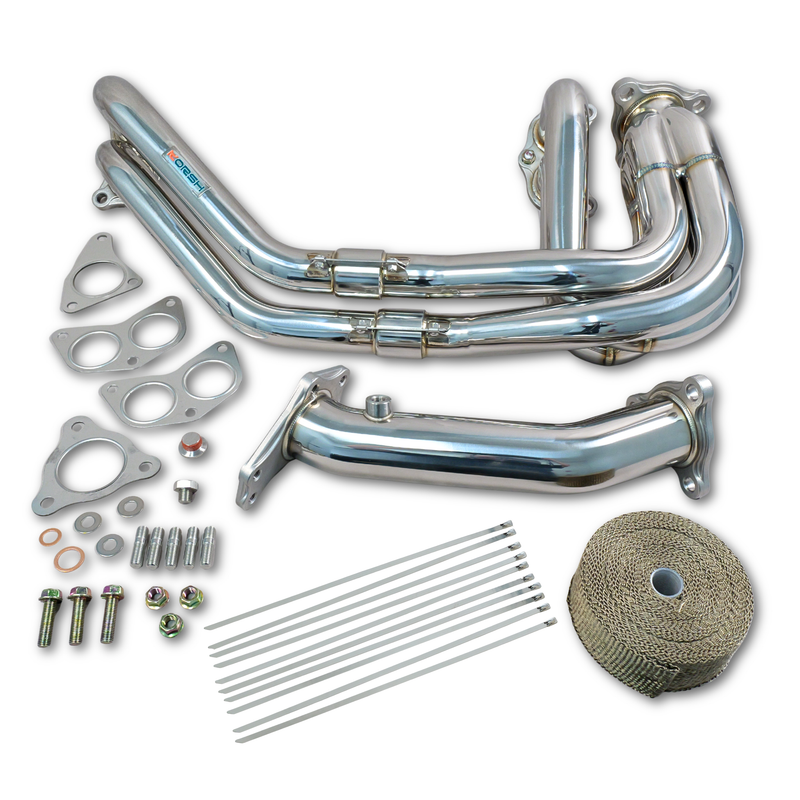 Korsh Unequal Length 3-Bolt Header & Up-Pipe – Subaru WRX 94–14 / STI 02–21 / Liberty GT 05–09 / Forester XT 04–08 - KORSH