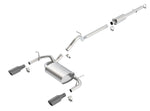 Borla Cat-Back Exhaust - Jeep Wrangler Unlimited (JK) - 2.5in Split Rear Exit - Image 8 - Borla Thumbnail