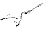 Borla Cat-Back Exhaust - Ford F-150 Crew Cab (P702) - 3in Dual 2.25in 4in Tips - Image 7 - Borla Thumbnail