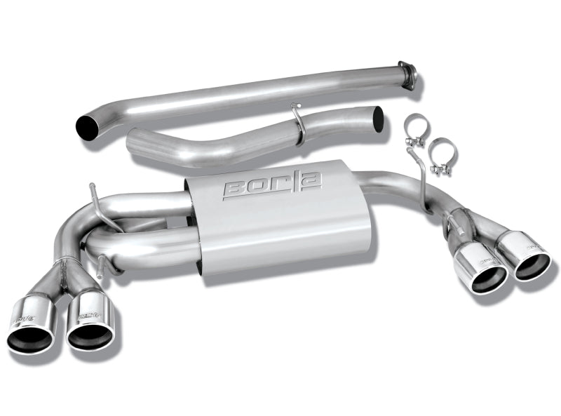 Borla Cat-Back Exhaust - Subaru WRX / WRX STI (GR / GV) - 3in Quad Exit - Borla