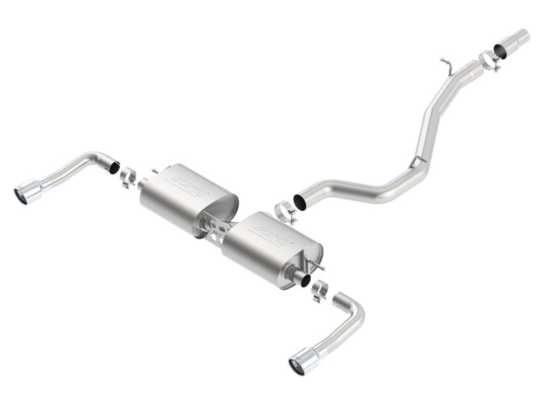 Borla Cat-Back Exhaust - Audi A3 Sedan quattro 2.0 TFSI (8V) - S-Type 3in Split Rear Exit - Image 2
