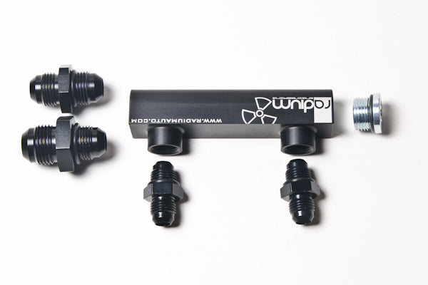 Radium Engineering 4-Port Manifold - Universal