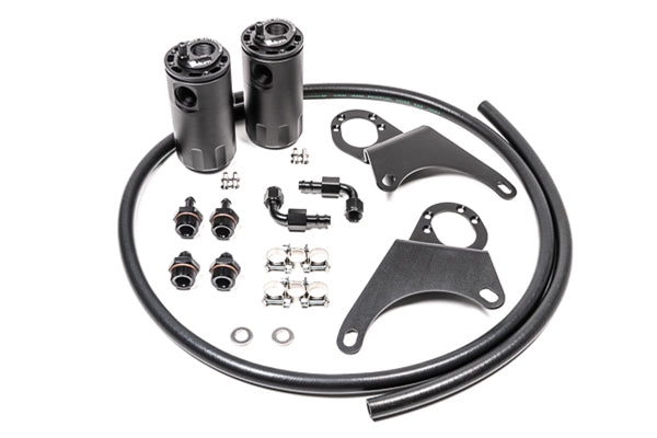 Radium Engineering Fluid Lock Dual Catch Can Kit – Mitsubishi EVO 8–9 - Chicane Australia - Radium Engineering