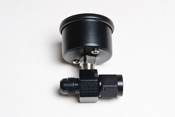 Radium Engineering Fuel Pressure Gauge with 6AN Inline Adapter - Universal - 0-100 PSI (0-6.9 BAR)