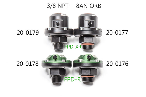 Radium Engineering FPD-XR Extended Range Fuel Pulse Dampener - Universal - 3/8" NPT - Image 2