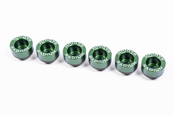 Radium Engineering Toyota Injector Seats - 2JZ-GTE / 1JZ-GTE / 3S-GTE - 14mm Bore (Single) - Radium Engineering