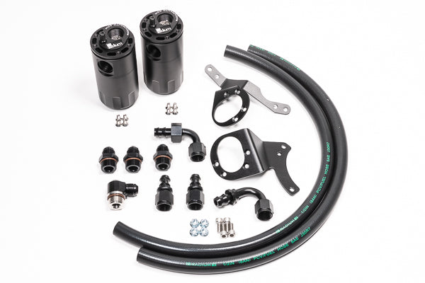 Radium Engineering Dual Catch Can Kit - Ford Mustang GT (S550 15-17)