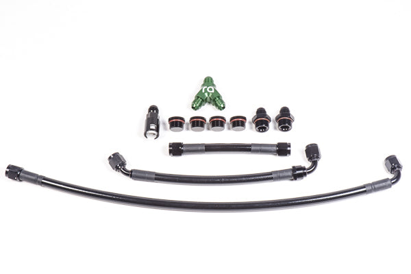 Radium Engineering Fuel Rail Plumbing Kit - Ford Mustang GT (S197) - PTFE - Radium Engineering