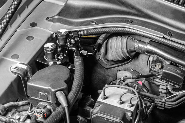 Radium Engineering Fluid Lock Dual Catch Can Kit – Toyota Supra MK4 - Chicane Australia