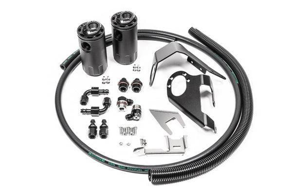 Radium Engineering Fluid Lock Dual Catch Can Kit – Nissan 370Z / G37 - Chicane Australia - Radium Engineering