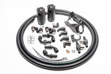 Radium Engineering Fluid Lock Dual Catch Can Kit - Nissan Skyline GT-R (R32)