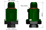 Radium Engineering Fuel Pump Outlet Adapter - Walbro F90000267 / F90000274 - -8AN ORB Male - Image 5 - Radium Engineering Thumbnail