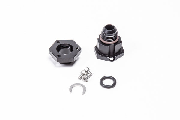 Radium Engineering Pump Outlet Adapter Extended - Walbro 255/F90000262/F90000267/F90000273/F90000274/F90000285/F90000295 - -6AN Male - Radium Engineering