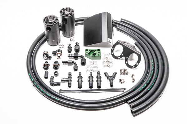 Radium Engineering Dual Fluid Lock Catch Can Kit - Subaru WRX/STI (GDB/GRB/GVB/VA) - LHD - Radium Engineering