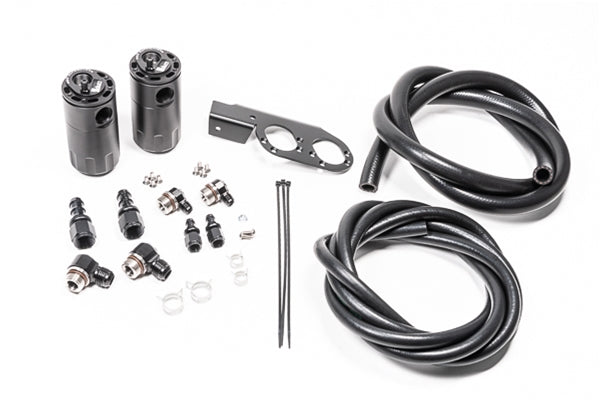 Radium Engineering Fluid Lock Dual Catch Can Kit – Nissan V35 (VQ35DE/HR) - Chicane Australia - Radium Engineering