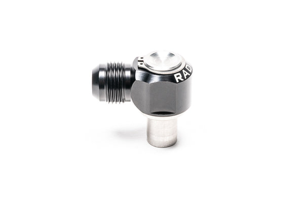 Radium Engineering 10AN Male Press-In Valve Cover Fitting - Nissan Silvia/240SX (S13/S14) - Intake Side - Radium Engineering
