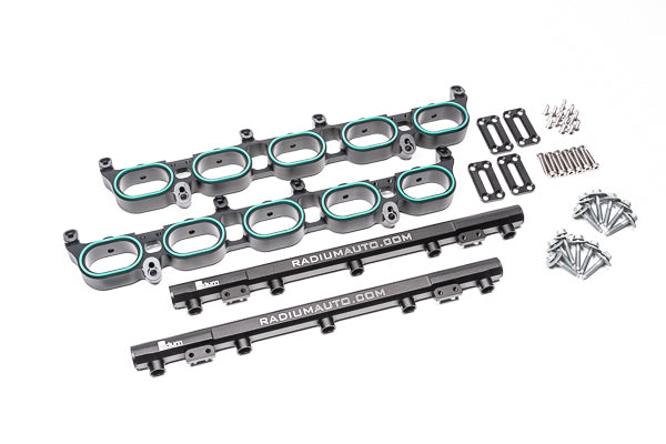 Radium Engineering Port Injection Fuel Rail Kit - Audi R8 V10 (42) / Lamborghini Gallardo (E-Gear/LP) - Radium Engineering