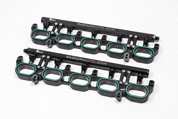 Radium Engineering Port Injection Fuel Rail Kit - Audi R8 V10 (42) / Lamborghini Gallardo (E-Gear/LP) - Image 2