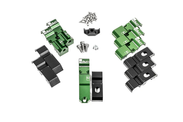 Radium Engineering Fuel & Brake Line Retainer Kit - Mitsubishi Lancer Evolution I-VI (CD9A/CE9A/CN9A/CP9A)