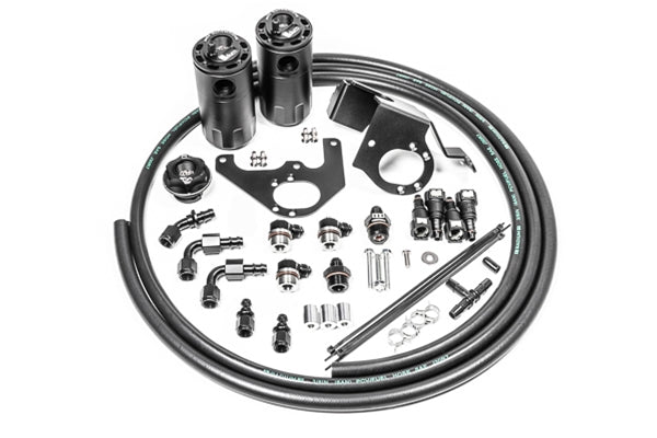 Radium Engineering Fluid Lock Catch Can Kit - Cadillac CTS-V (2009-2015) - Dual - Radium Engineering