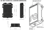 Radium Compact Fuel Vent Charcoal Canister - Universal - Image 9 - Radium Engineering Thumbnail