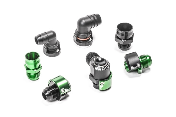 Radium Engineering SAE Female EFI Quick Connect to 6AN Male Low Profile Fitting - Universal