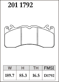 DIXCEL Front Brake Pads – Ford Mustang 5.0 GT / Bullitt (S550 | FM / FN)