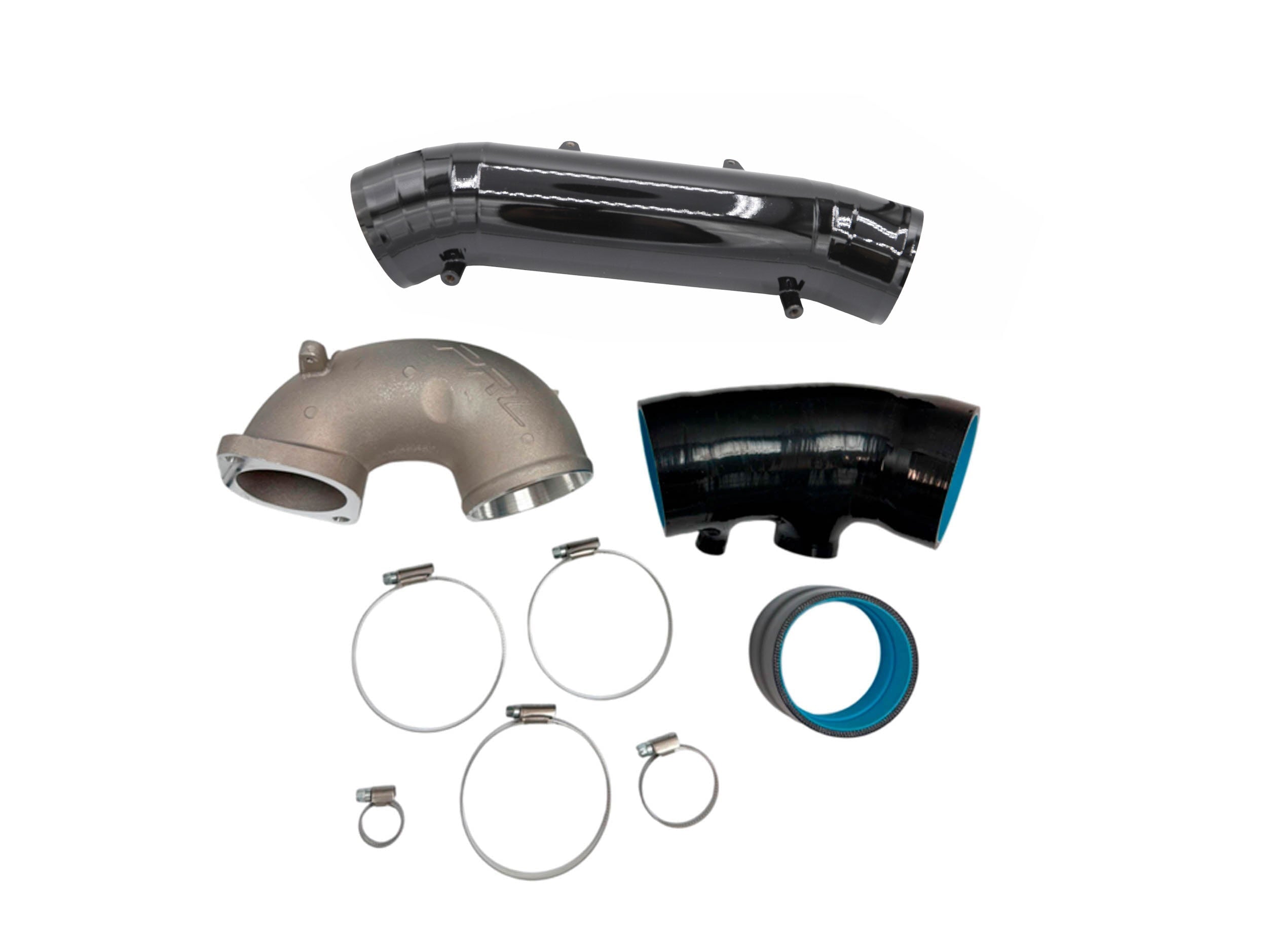 PRL Motorsports Titanium Turbocharger Inlet Pipe Kit - Honda Civic Type R (FK8) - Black Thermal Coated