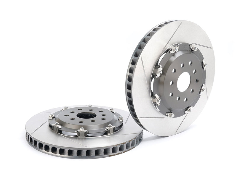 Paragon 2-Piece Front Brake Rotor Pair - 2018+ Subaru WRX STI 6-Pot Calipers (VAB / VAF) - 340x30mm - Chicane Australia - Paragon