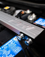 PRL front strut bar logo close-up in the FL5 engine bay - PRL Motorsports Thumbnail